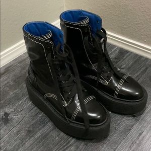 Diesel combat boots